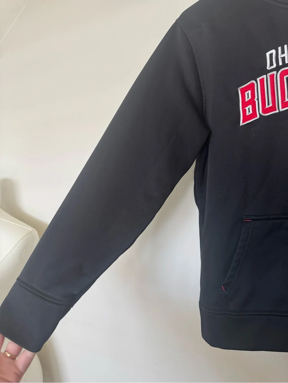 Ohio State Buckeyes College Football KIDS Hoodie Black Red L